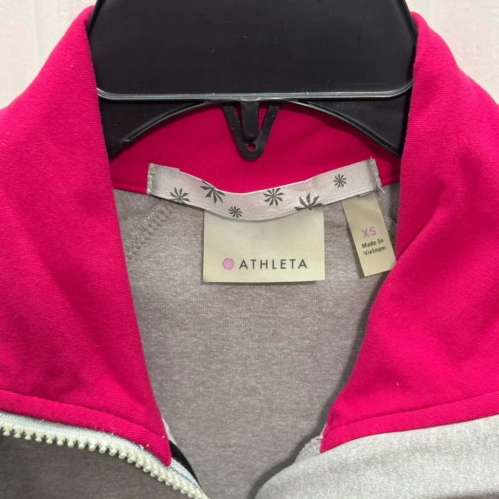 ATHLETA RENEW 3 TIERED RUFFLE Full Zip Up JACKET - Image 5