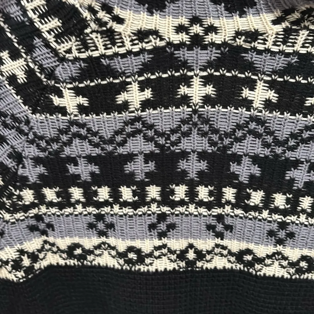 Columbia Pine Street Jacquard Pullover Sweater Size Medium - Image 3