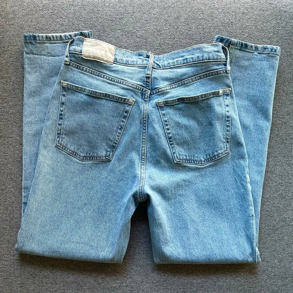 Everlane The Original Cheeky Cotton High Rise Skinny Light Wash Jeans Size 27 - Image 3