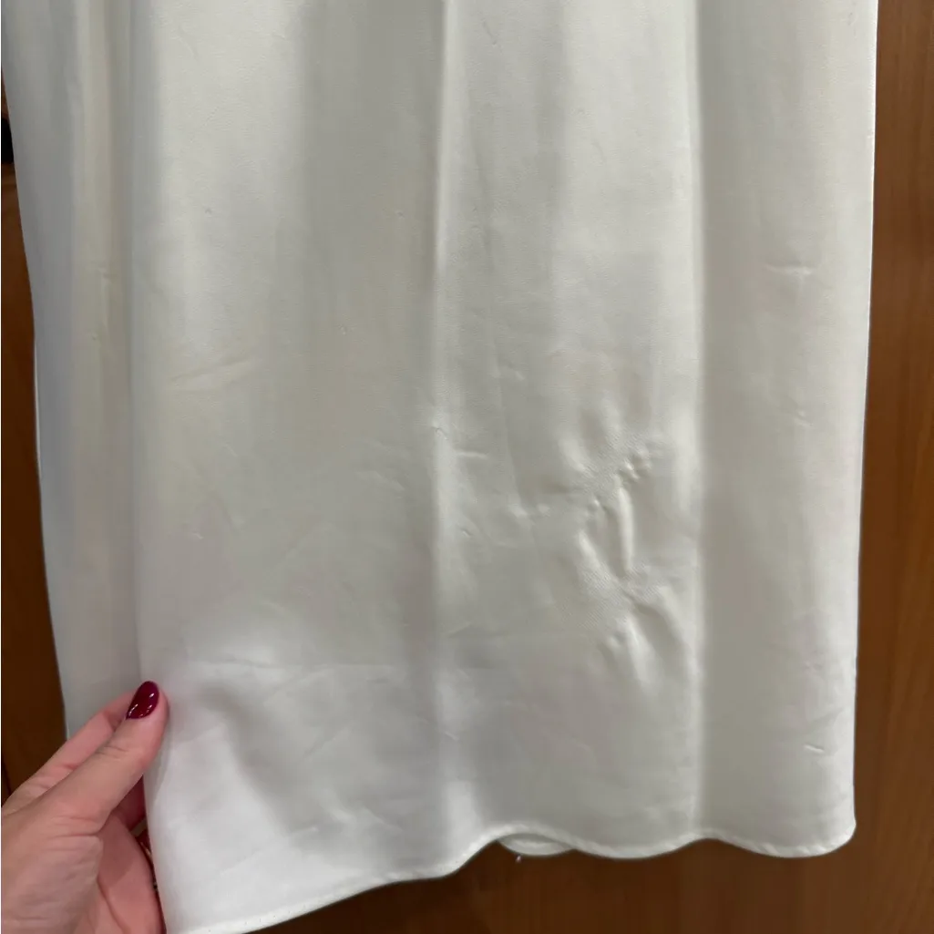 Vintage Christian Dior Bow Lace Floral embroidered maxi chemise - Image 9