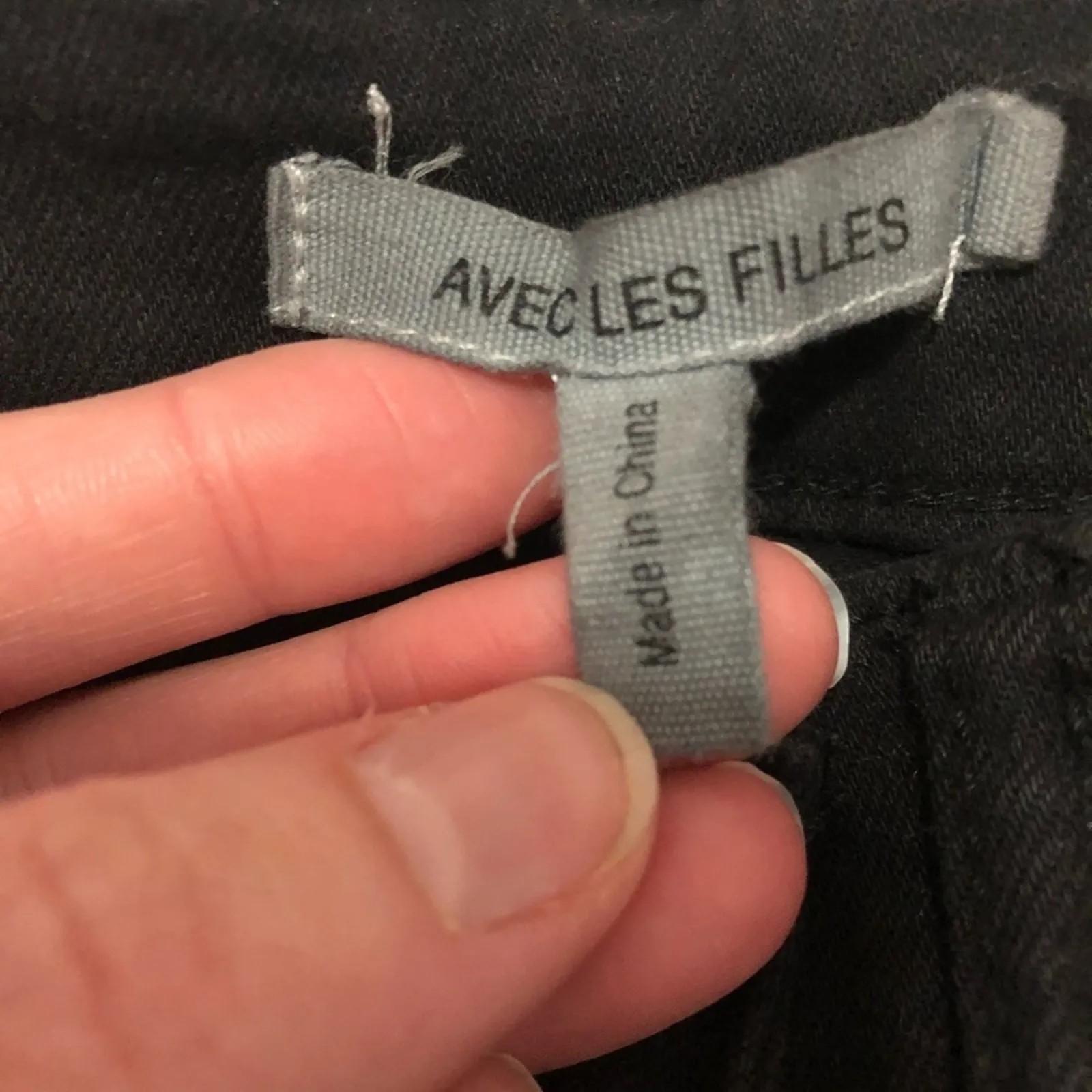 Avec Les Filles Black Skinny High Rise Ankle Jeans Womens 26 Fall Denim Classic - Image 8