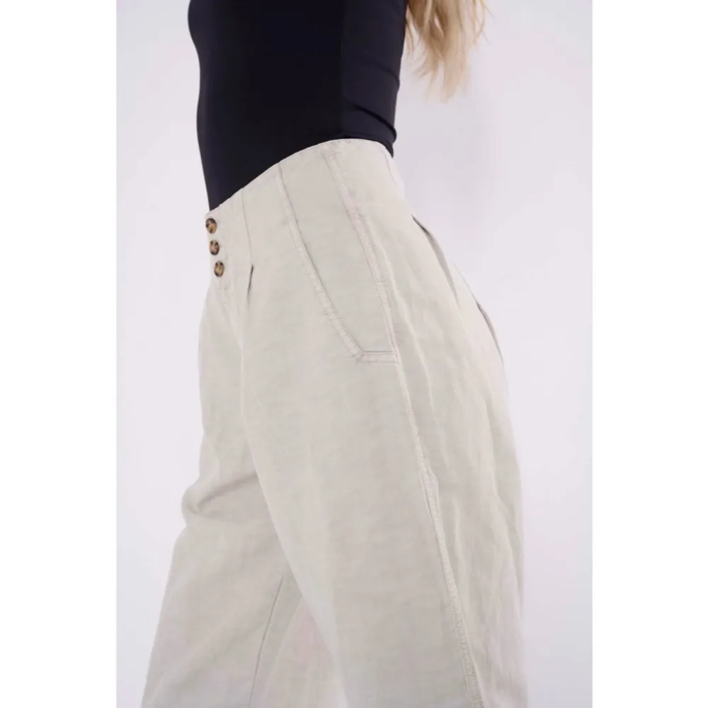 Anthropologie Marrakech Nicola Pleated Pants Linen - Image 2
