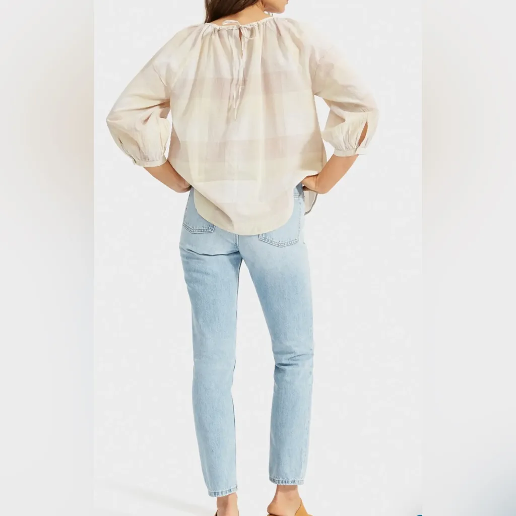 NWT Everlane The Ruched Air Blouse - Image 2