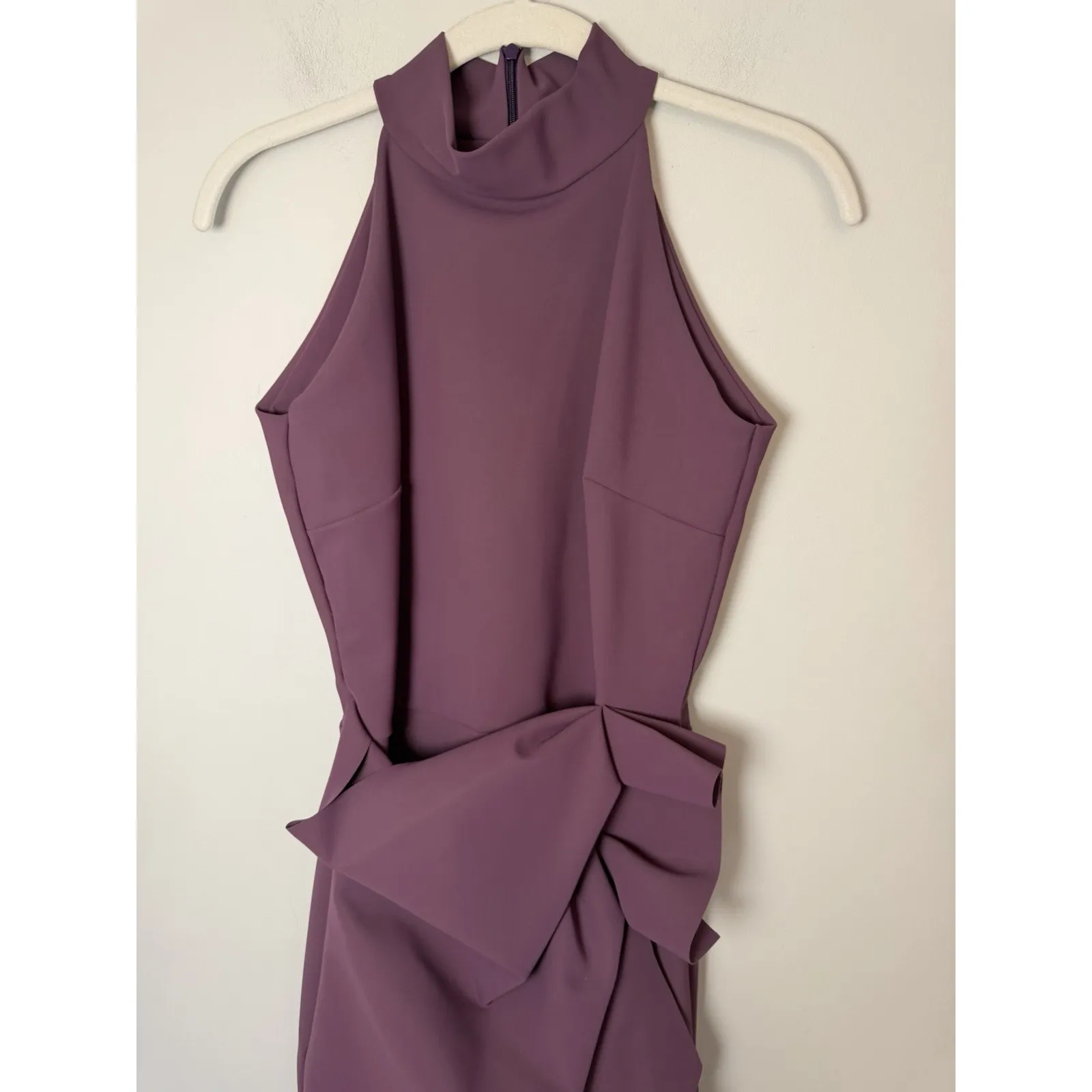 Chiara Boni La Petite Robe Gudrum High Neck Iris Midi Sleeveless Dress US 8 NWT - Image 4