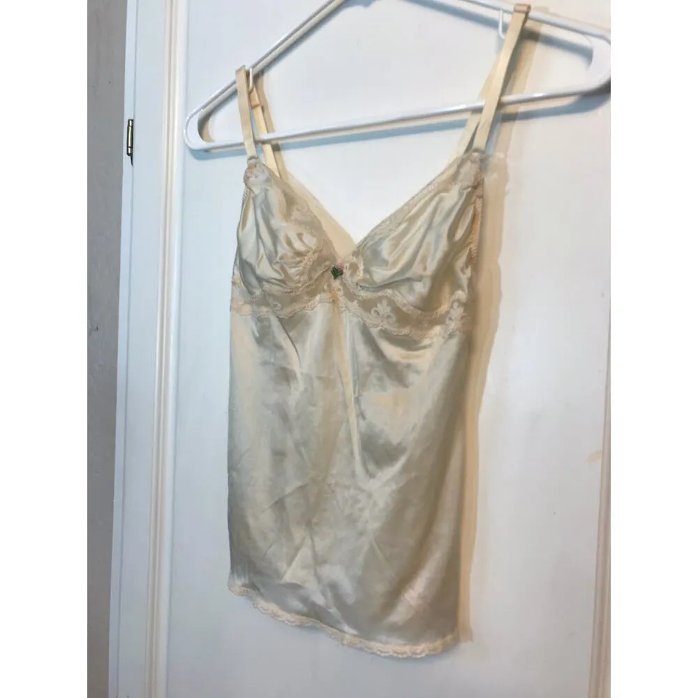 Maidenform delectables vintage delicate dainty intimate tank top - Image 3