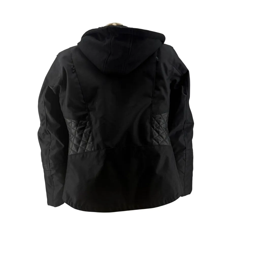 Speed And Strength Women's Textile Leather Motorcycle Jacket Black Small - Image 11