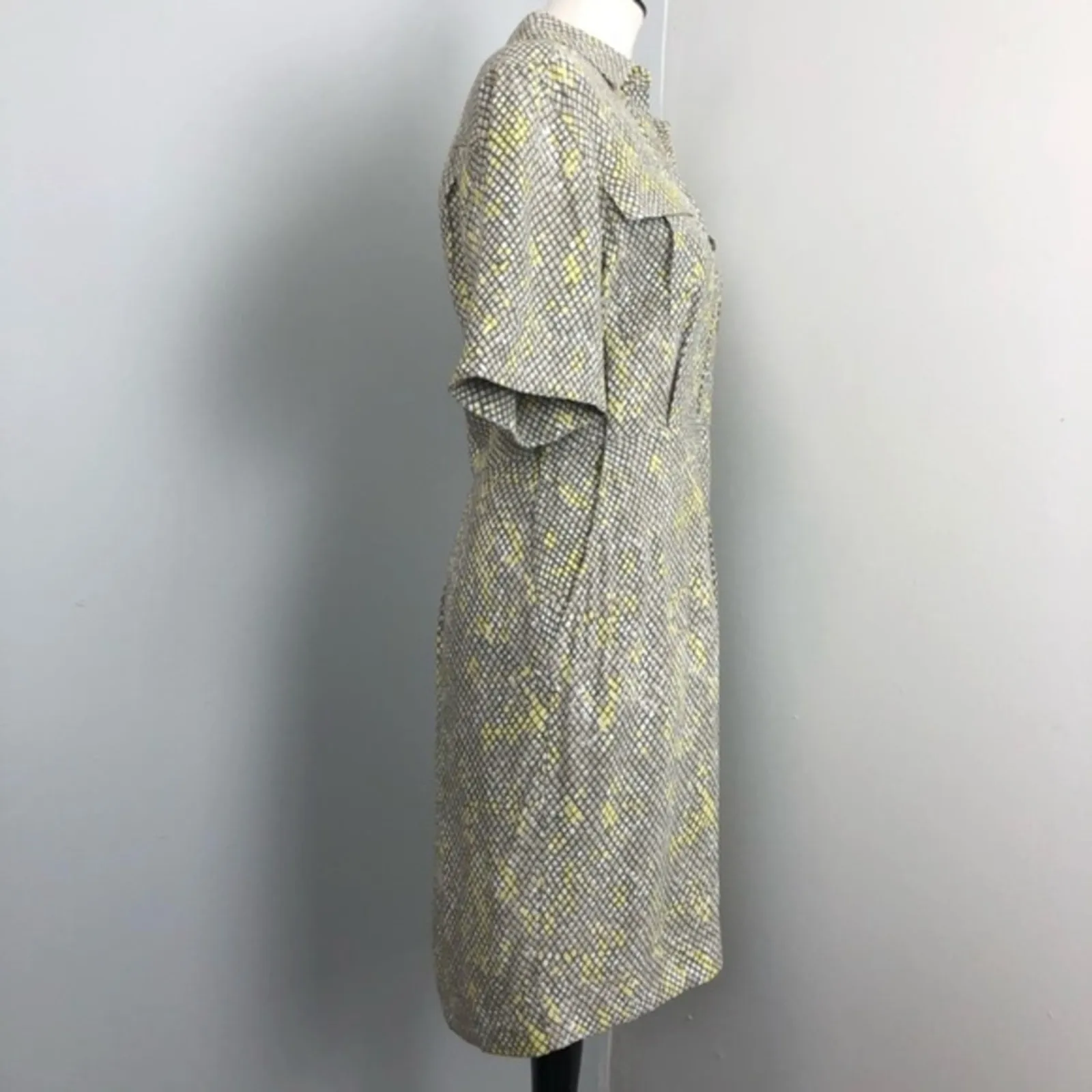 Equipment Femme Axelle Reptile Animal Print Short Sleeve Shirt Dress Sz 4 - Image 5