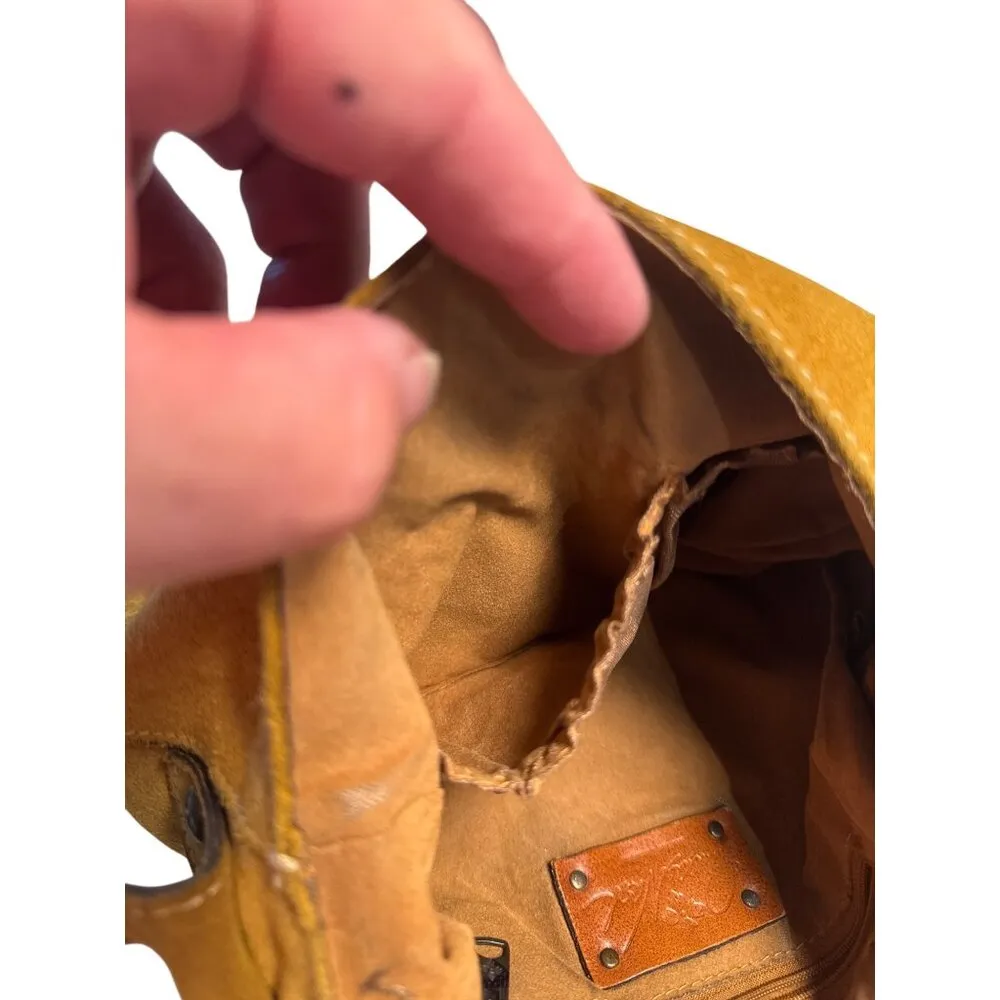 Patricia Nash Womens Brown Leather Suede Hobo Shoulder Bag SKU 7280 - Image 12