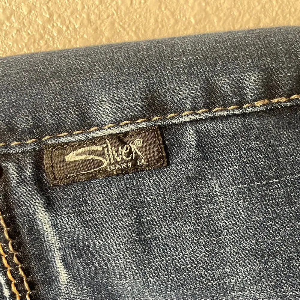 Silver Jeans Blue Flare Wide Leg Jeans - Image 4