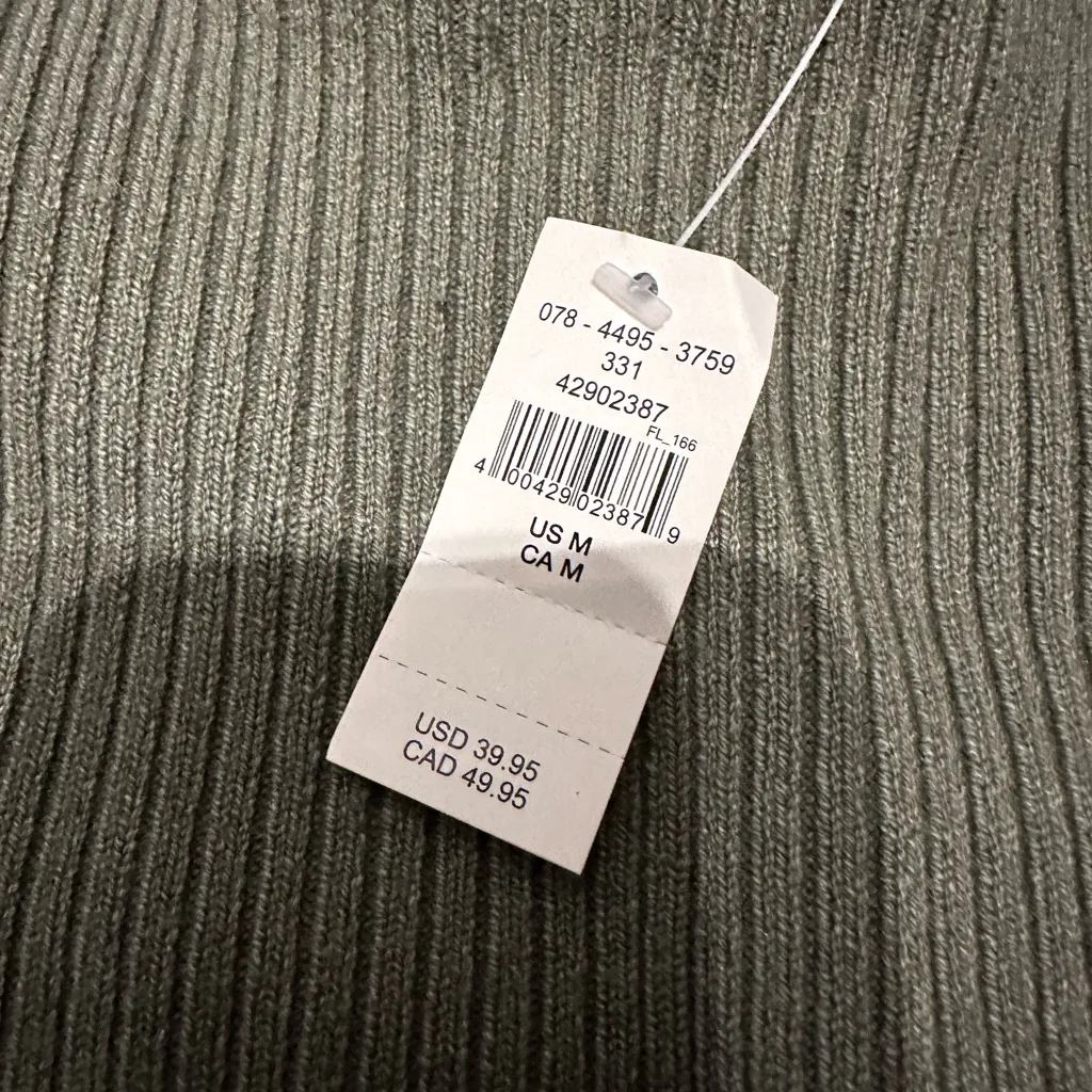 AERIE NWT KNIT STRAPLESS Elegant Green TOP - Image 4