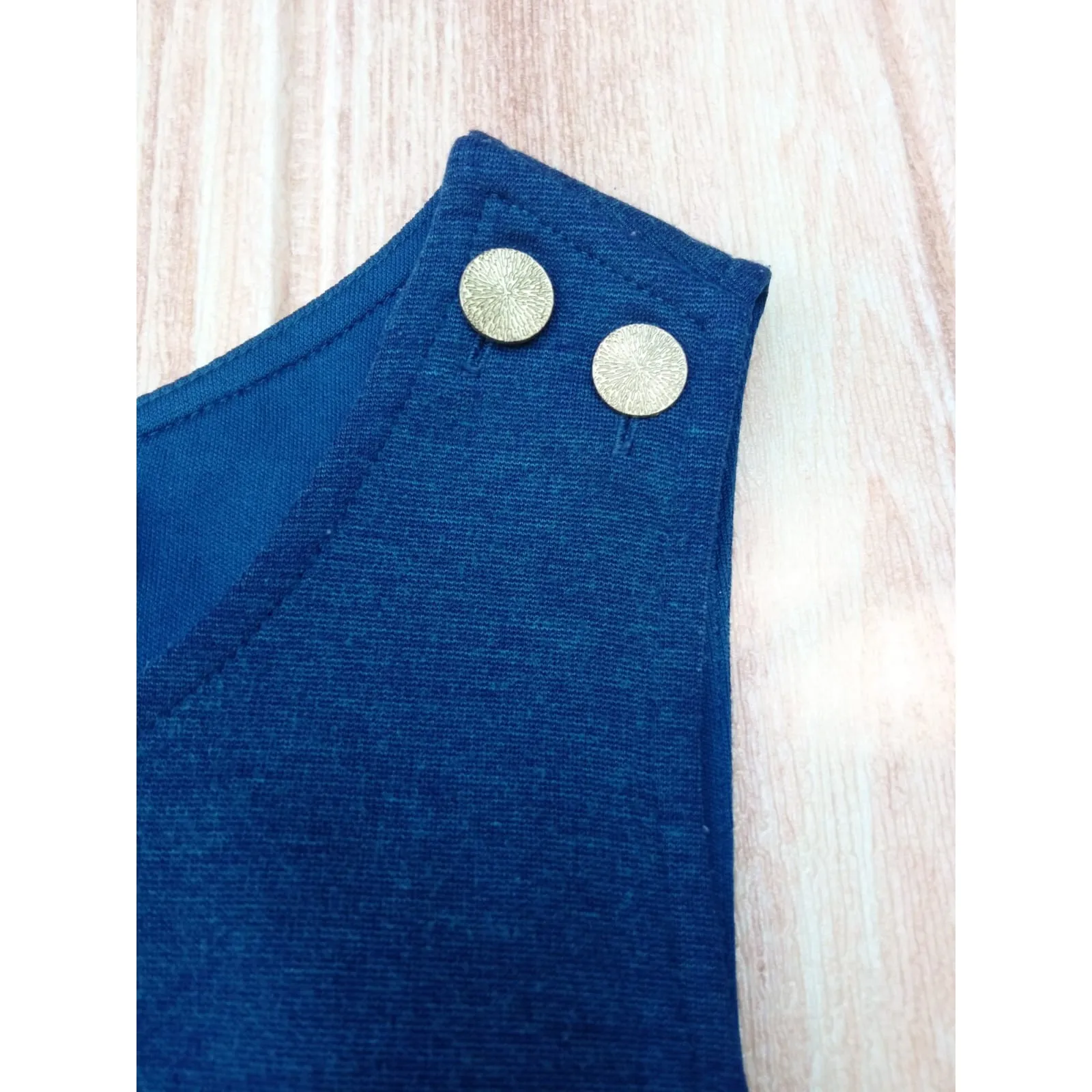 Banana Republic Women's Sheath Dress Sleeveless Blue Navy Size 6 - Image 7