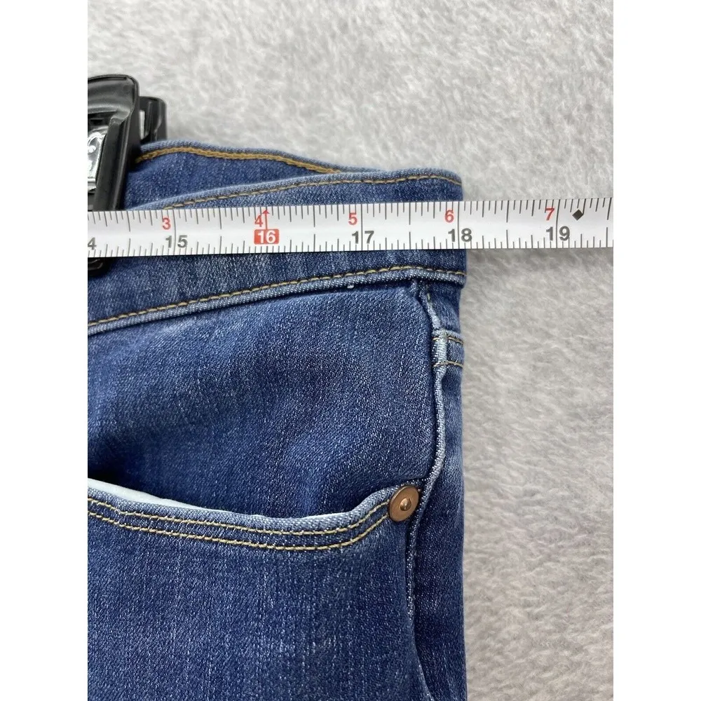 Banana Republic Women's Denim Jeans Medium Wash Skinny Mid Rise Size 33 Regular - Image 9