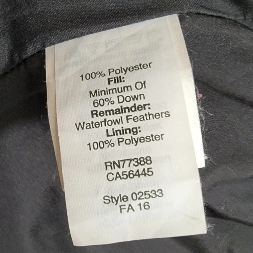 J. CREW Herringbone Down & Waterfowl Feather Blend Quilted Puffer Zip Up Women's - Image 10