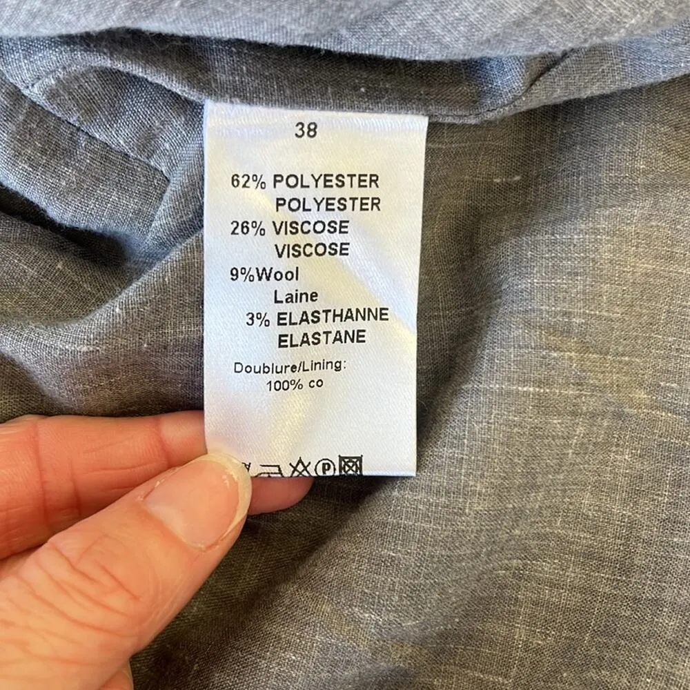 Paul & Joe Sister blazer. Size 38/6 Gray - Image 4