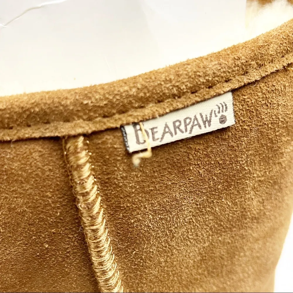 BEARPAW Emma Tan Suede Sheepskin Wool Blend Lining Sheepskin Footbed Boots 8 - Image 11