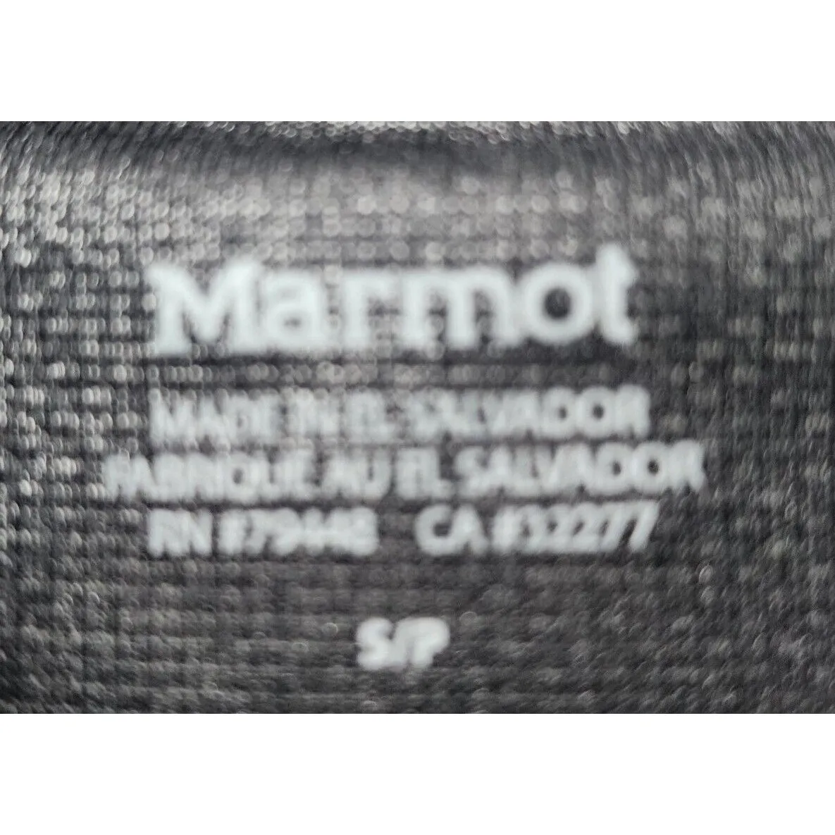 Marmot Pullover Long Sleeve Athletic Shirt Running Training Black‎ S - Image 3