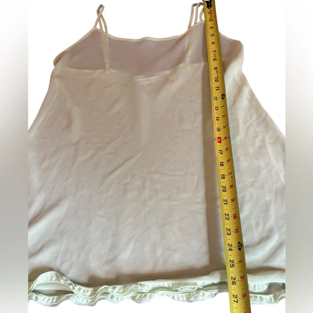 Victorias Secret Mint Green Sheer Slip Dress Lingerie Womens Size Medium - Image 6