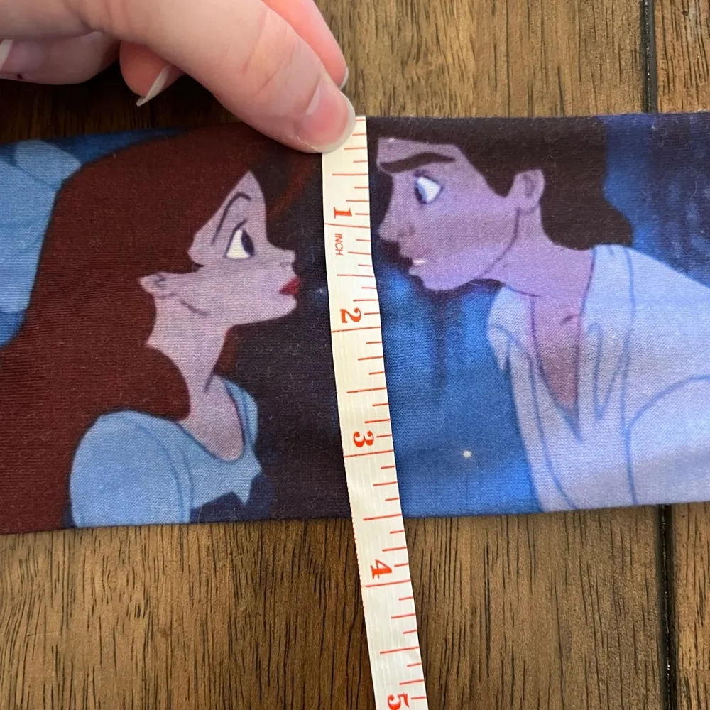 Disney the little mermaid Ariel and Prince Eric fabric headband - Image 7