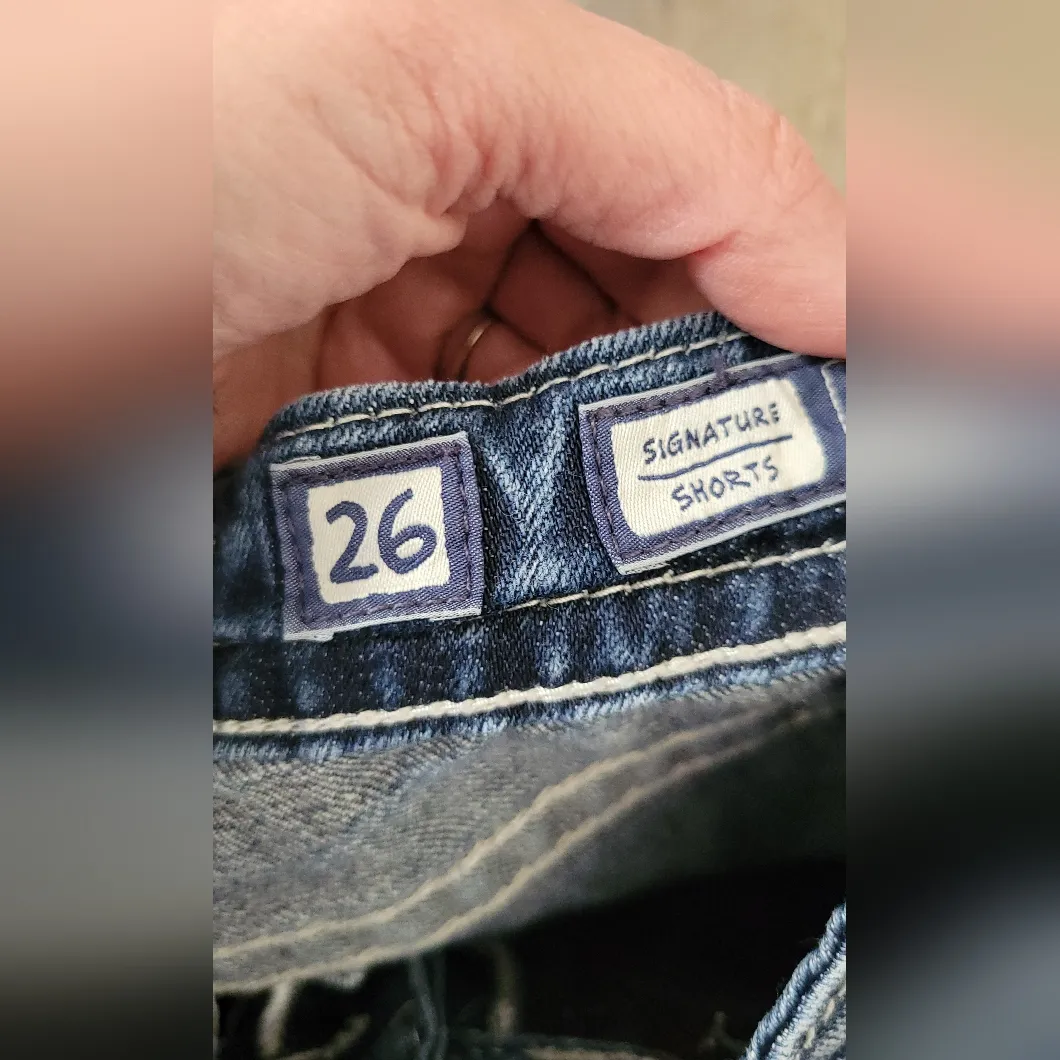 Miss Me Blue Jean Shorts Size 26 - Image 11