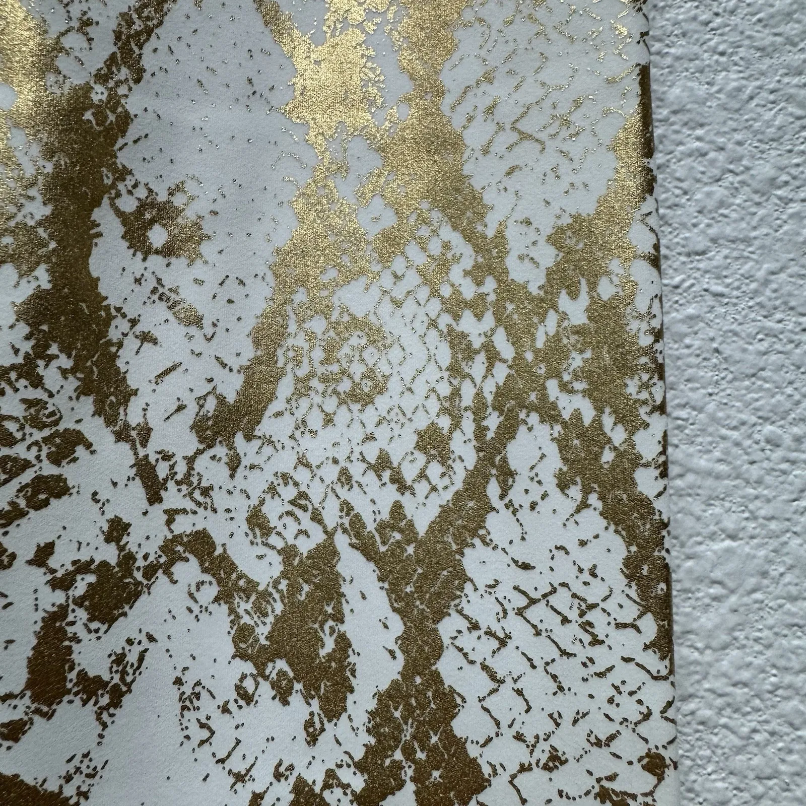 Astoria LUXE Leggings Metallic Gold White Snake skin Full Length XS XSmall - Image 3