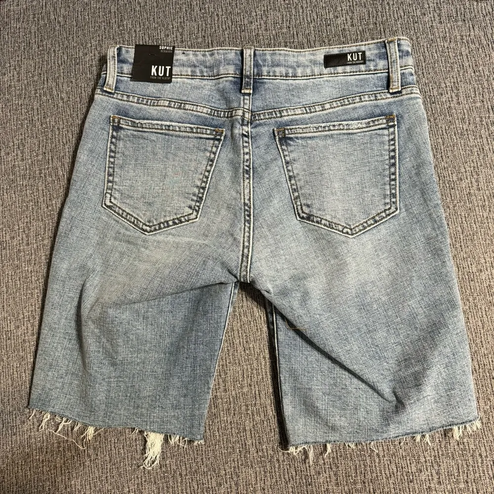 Kut From The Cloth Sophie Denim Bermuda Shorts - Image 6