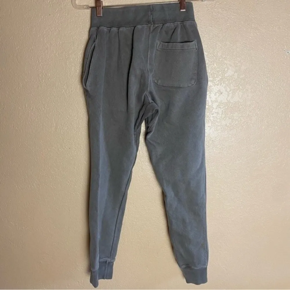 Reverse weave champion spell out joggers brown size small - Image 3