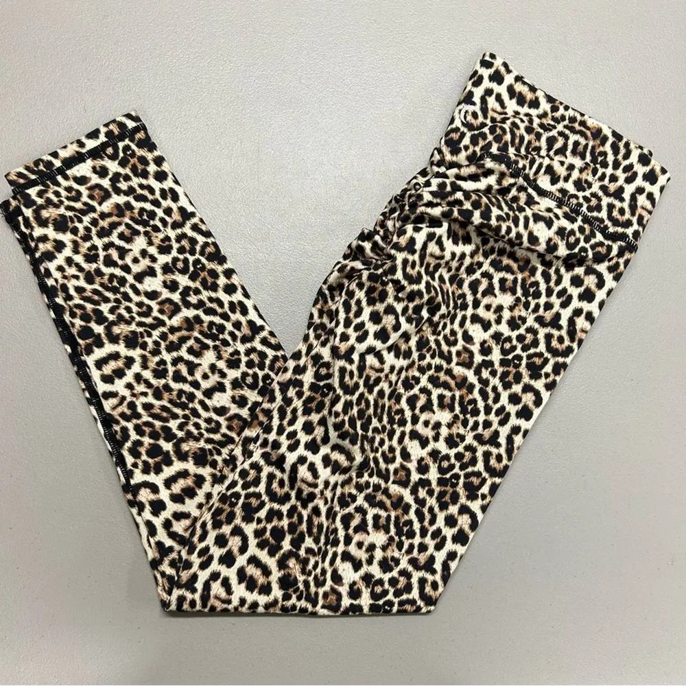 Zyia Active Animal Leopard Print Leggings Scrunch Bootie Hi-Rise Womens Size 12 - Image 2