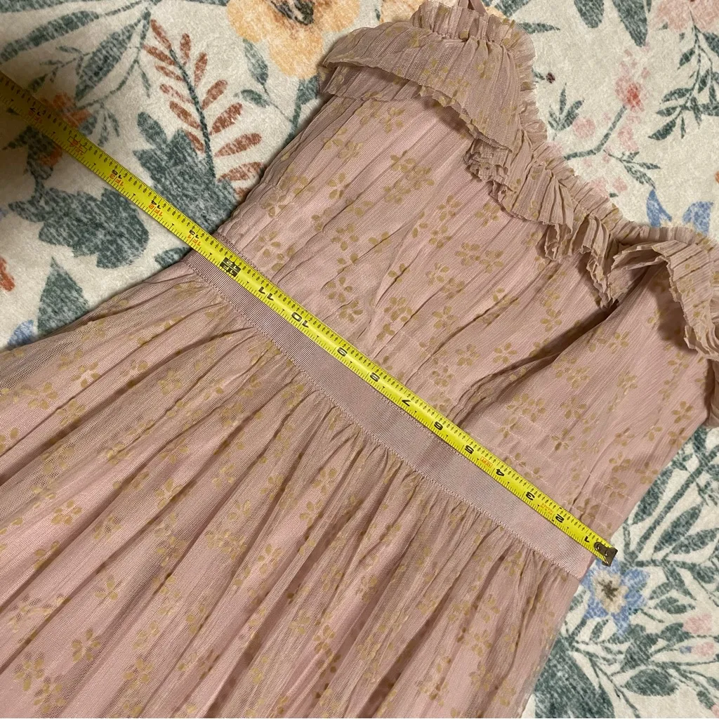 NWT J crew Baby Pink Tulle Midi Dress - Image 3