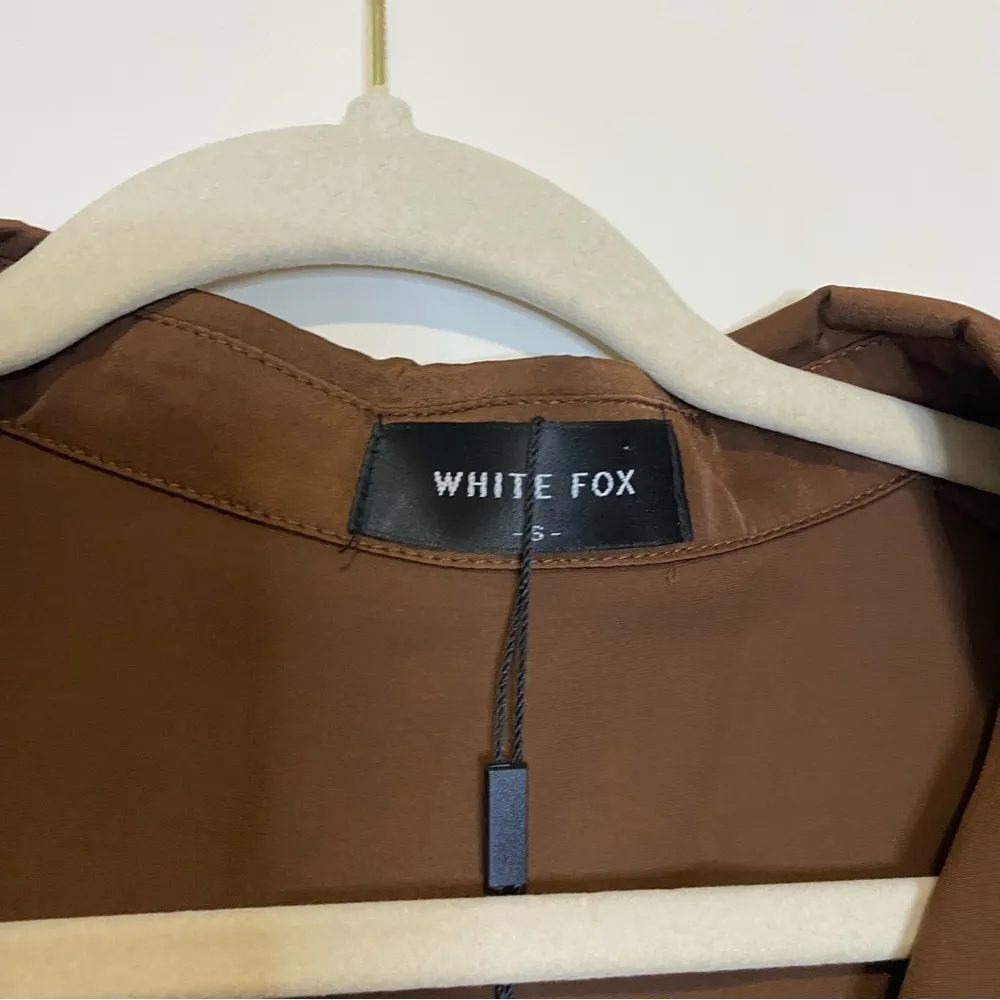 Wildfox NWT  Split Second Mini Dress in Chocolate Small - Image 4