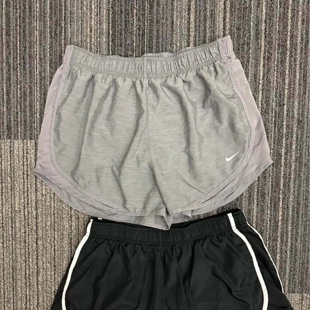 Women’s Nike Shorts (2 pairs) Tempo Dri Fit Mid Rise 3" Lined Running Shorts LG - Image 4