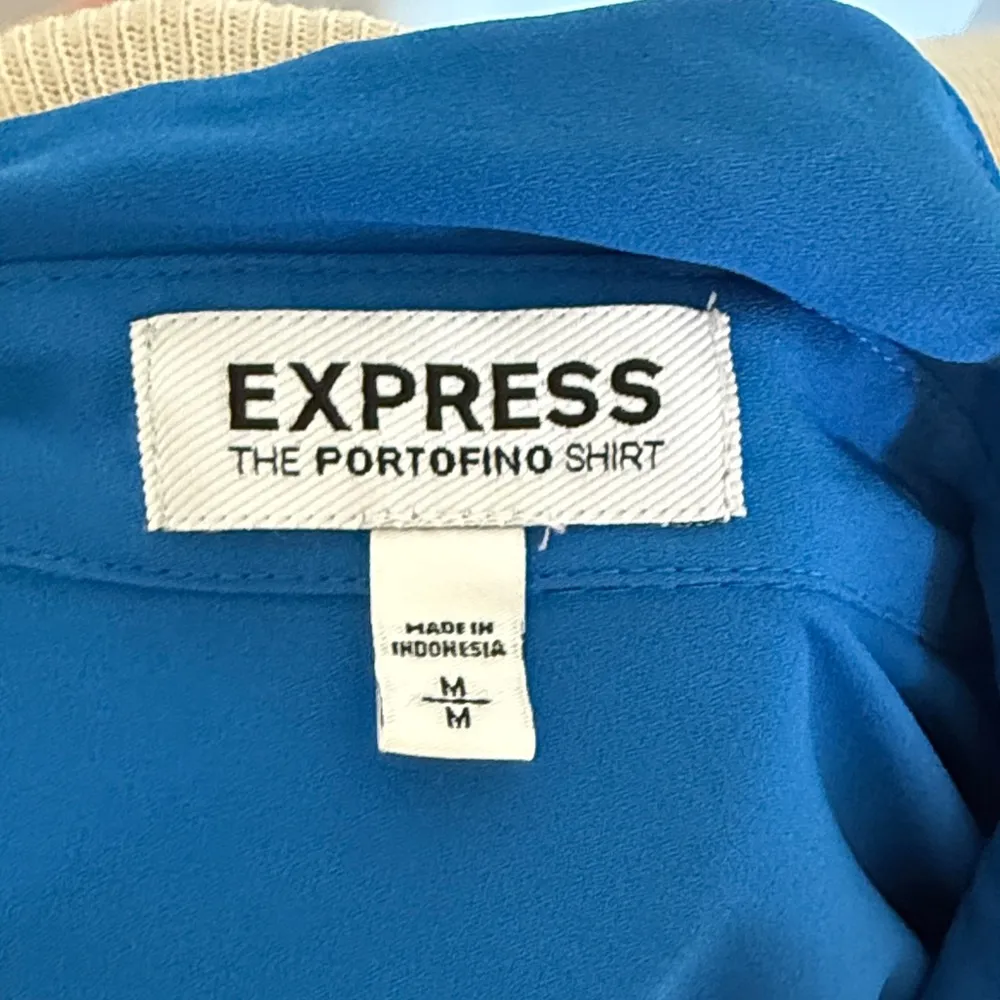 Express Blue The Portofino Shirt Size Medium - Image 3