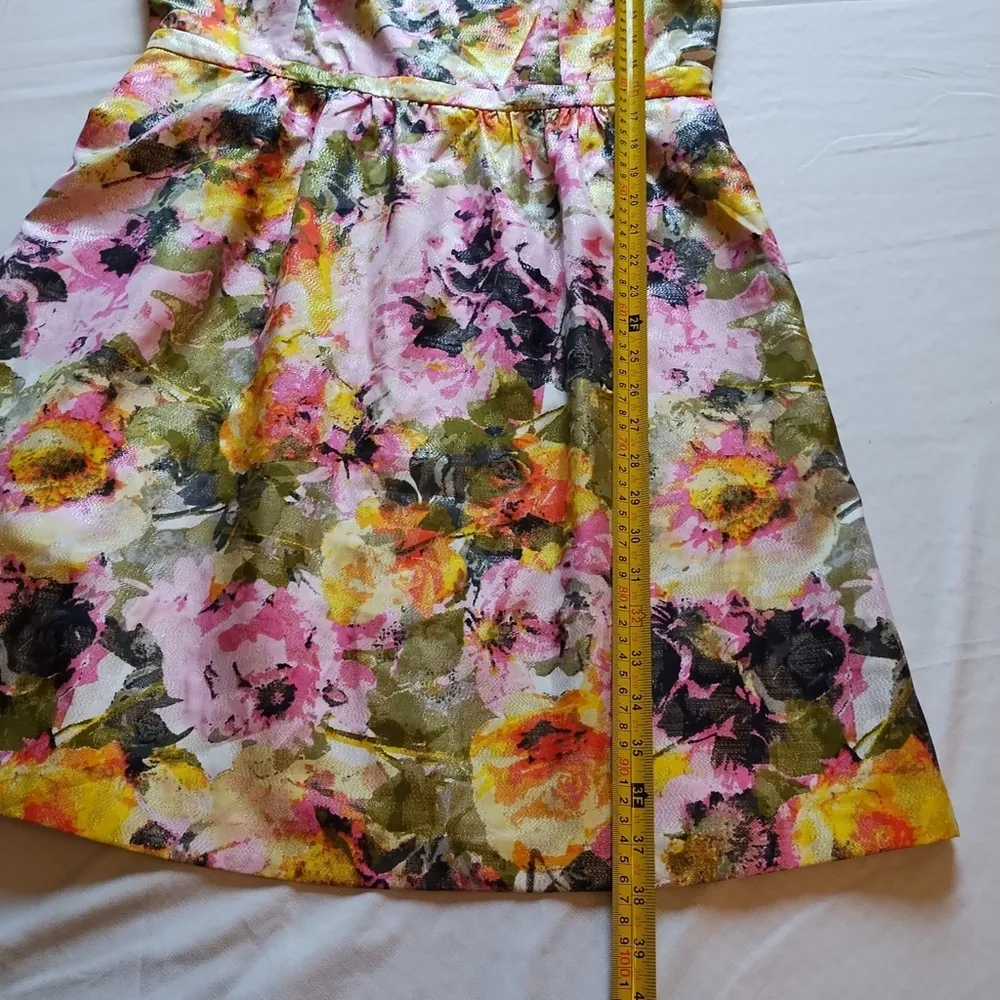 I.N.C  Dress Knee Length sleeveless Floral Size 14 NWT - Image 9
