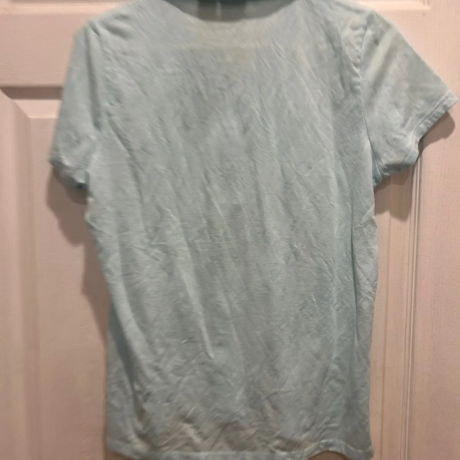 Caribbean Joe Island‎ Supply Co Womens Polo Shirt Size L Blue Floral Embossing - Image 6