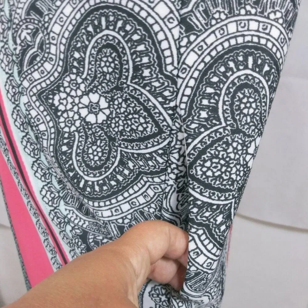 Kut from the Kloth Alicea Ponte Geometric Contemporary Dress Size 10 - Image 4