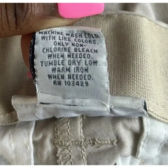 Charter Club Girls Flat Front Khaki Pants 6 Casual Uniform Preppy Light Academia - Image 3