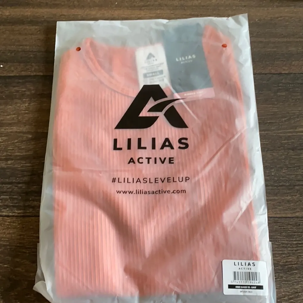 Ribbed Seamless Tee Sunset - Image 2