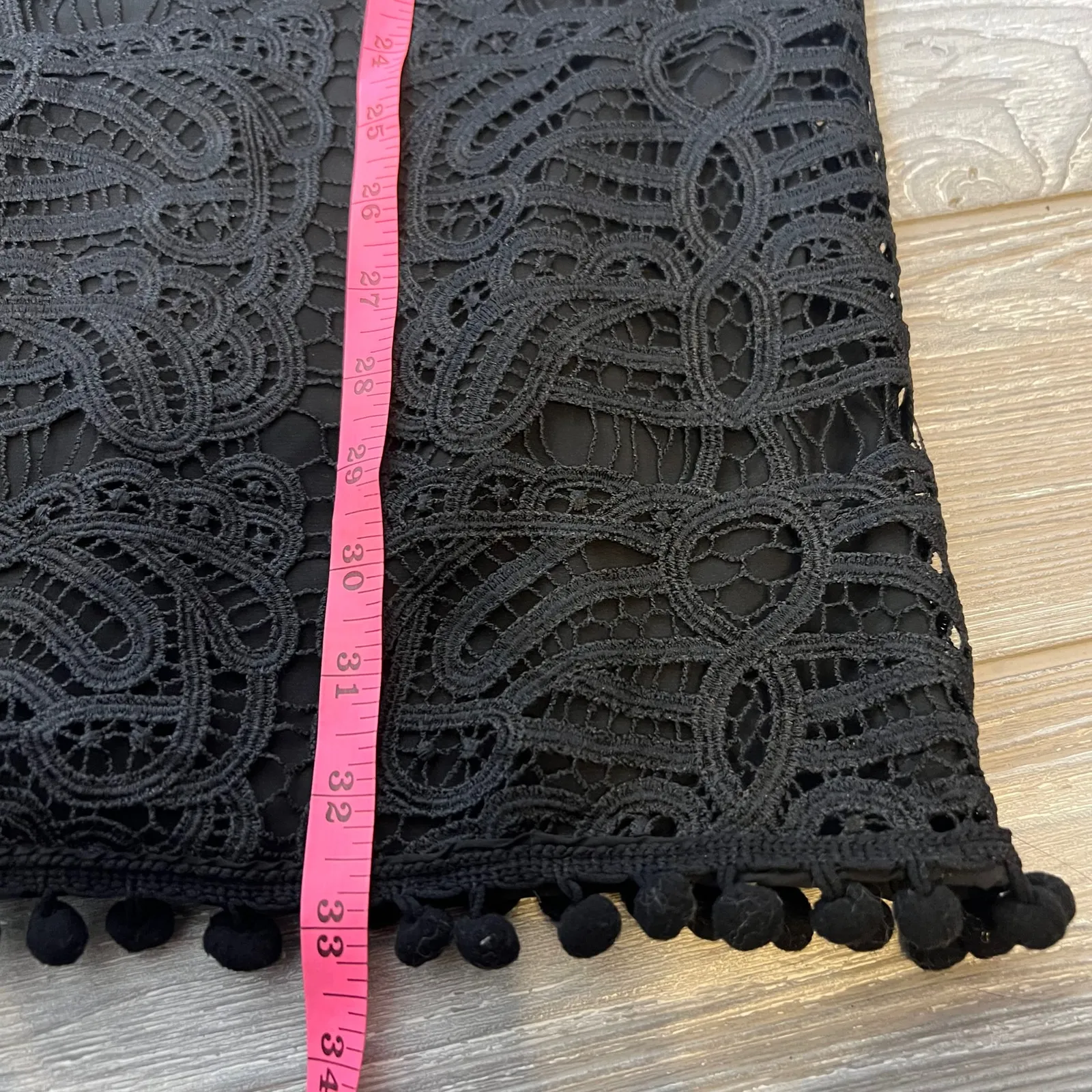 NWT Tularosa Matilda lace pom pom mock neck dress - Image 10