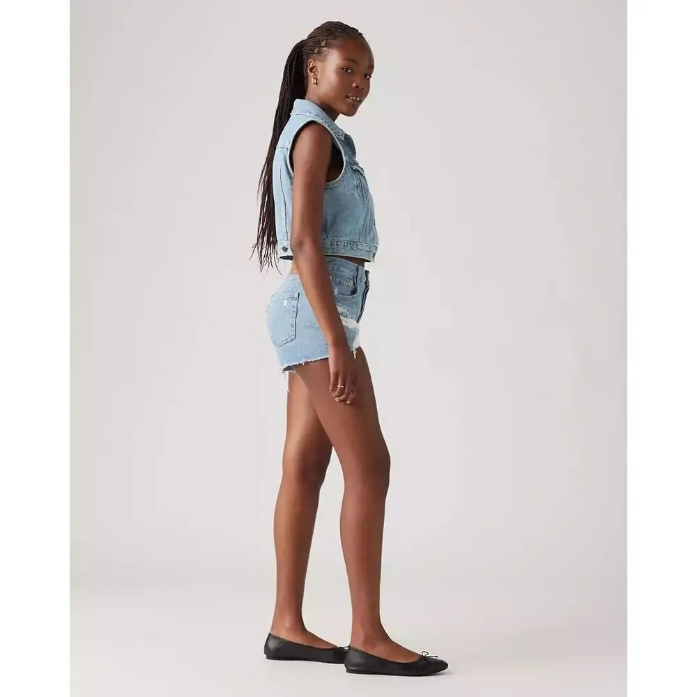 ✨Levi's® Premium 501® ORIGINAL FIT HIGH RISE WOMEN'S SZ 29 SHORTS✨ - Image 3