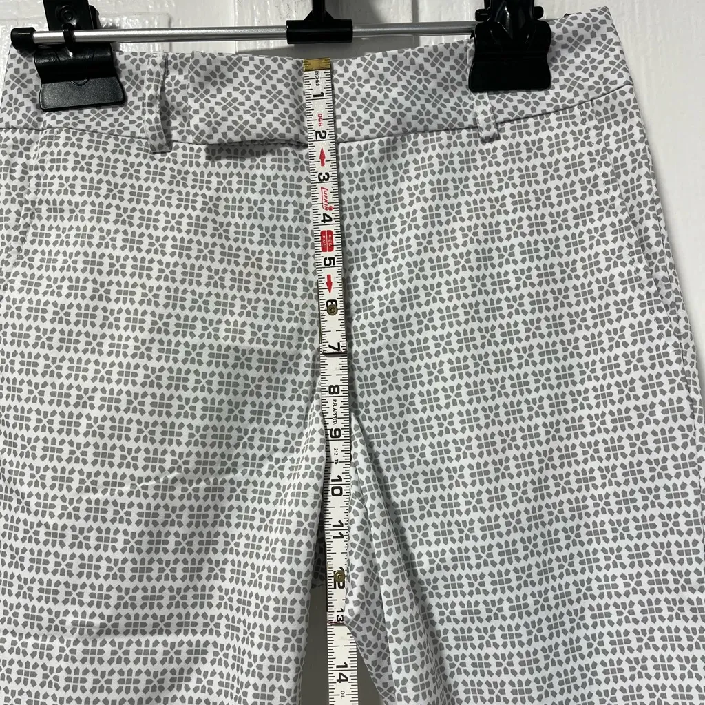 NWT Fairway Fox Made In USA Eve Flare brocade print Golf Pant with cool max 2 - Image 6