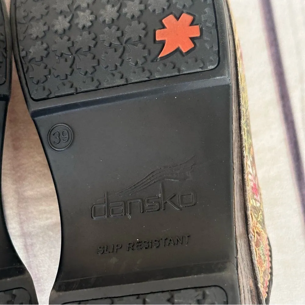 Dansko XP Professional Clogs Floral Multicolor Shoes Women's EU 39 Comfort Nurse - Image 10