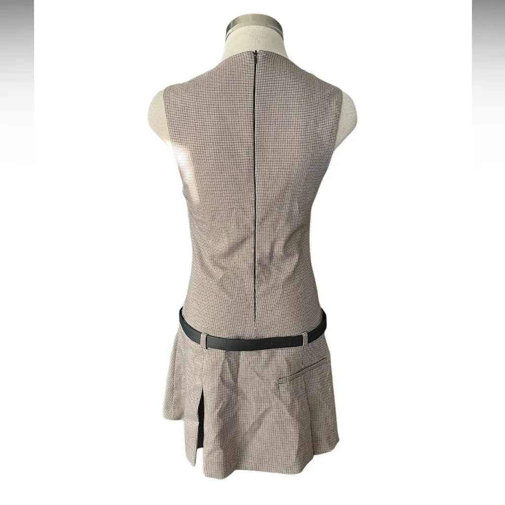 ZARA V-neck Sleeveless Mini Dress With Belt Size Small NWOT - Image 11