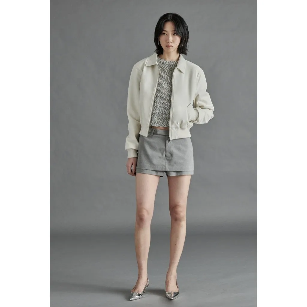 Steve Madden Anouk Jacket in Silver Birch Medium New Womens Faux Suede Coat - Image 16