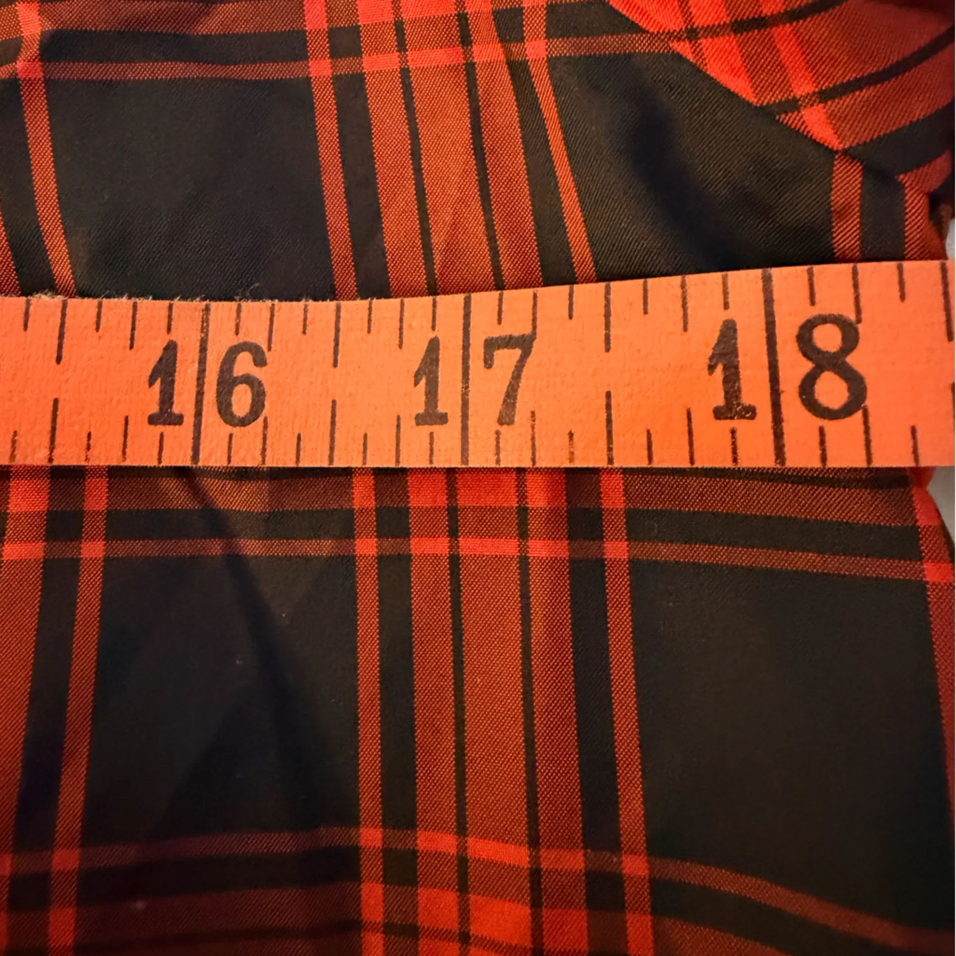 J.CREW Plaid Eliza Tee Blouse Shirt Silk Red Black Necklace Top Sz 2 - Image 6