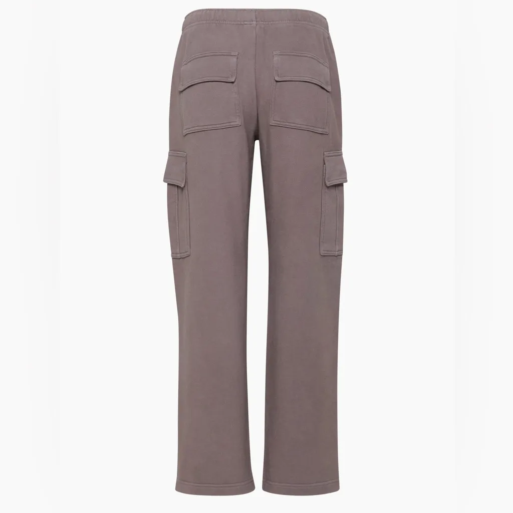 Aritzia Cozy Sweatfleece Mega Cargo Sweatpant In Taupe - Image 2