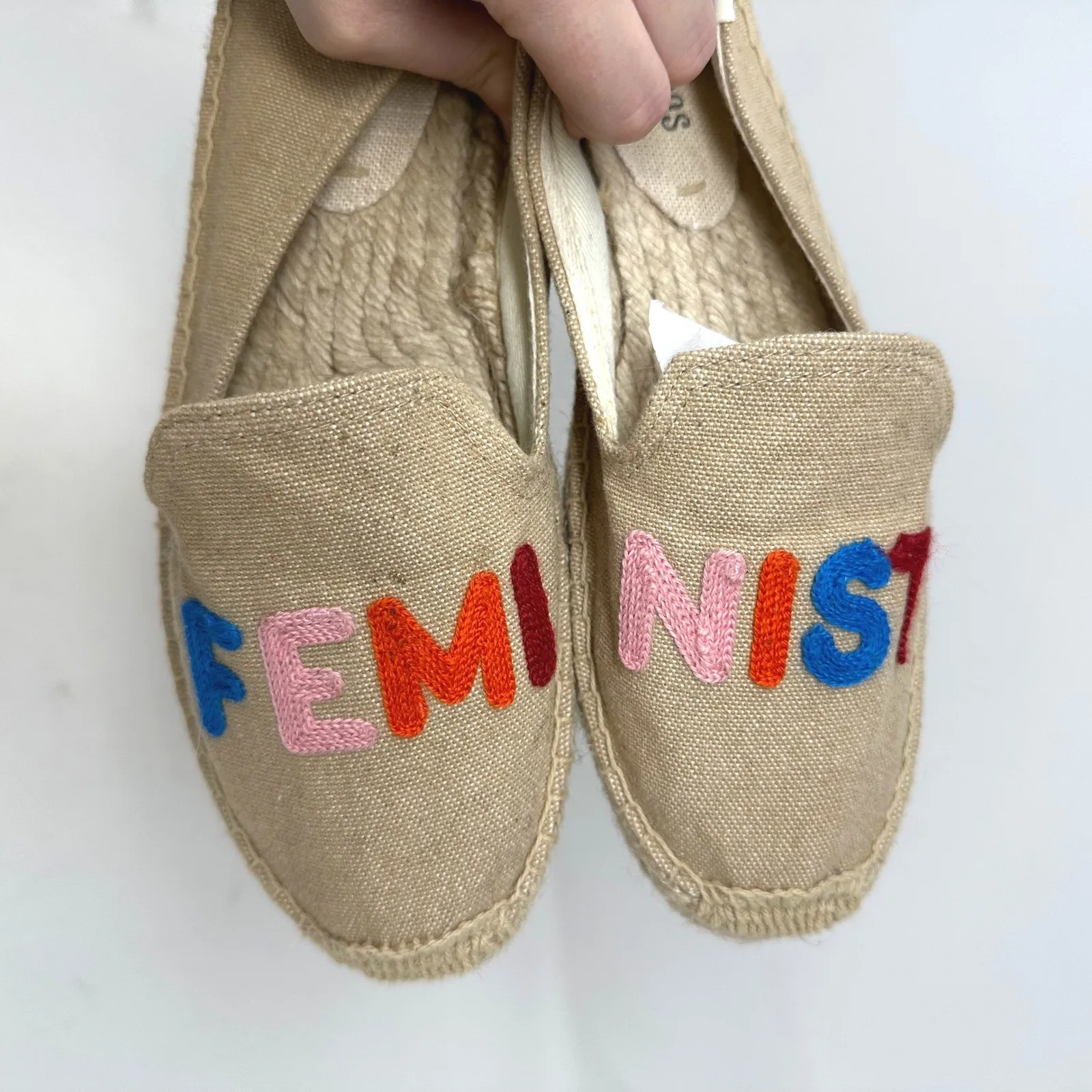 Soludos Feminist Platform Espadrille Slip On Flats 8 - Image 4