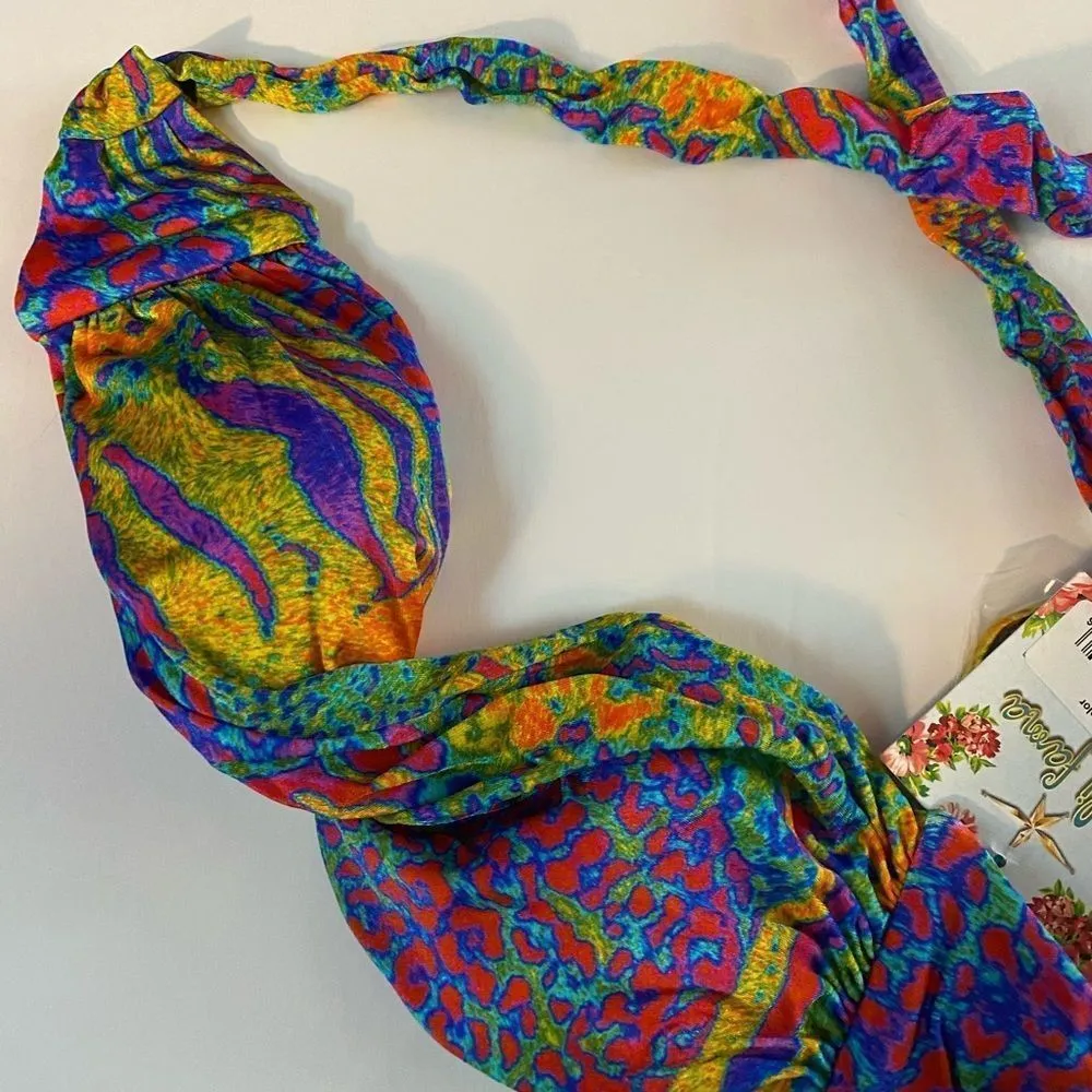 Luli Fama You Sexy Thing‎ Twist Bandeau Bikini Top nwt - Image 4