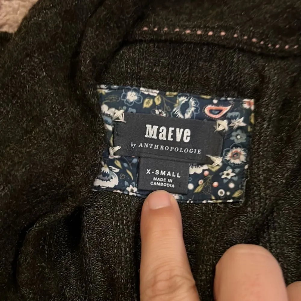 Anthro Maeve surplice neck sweater xs - Image 5