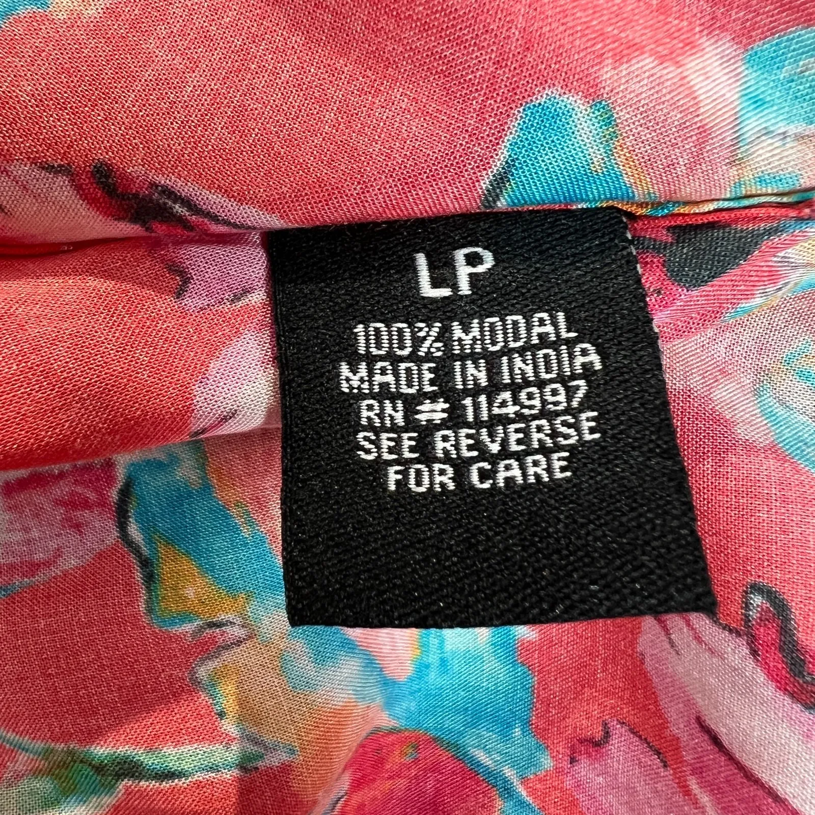 TOLANI COLLECTION Tunic Top Large Narissa Poppy Floral Caftan‎ Kimono Boho Flowy - Image 9