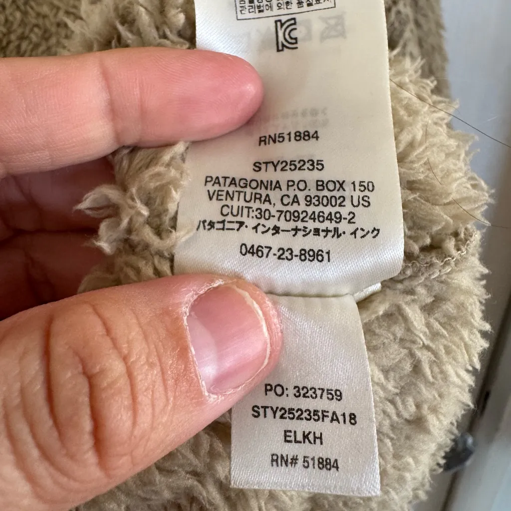 Patagonia women’s tan Los Gatos pullover size xs - Image 10