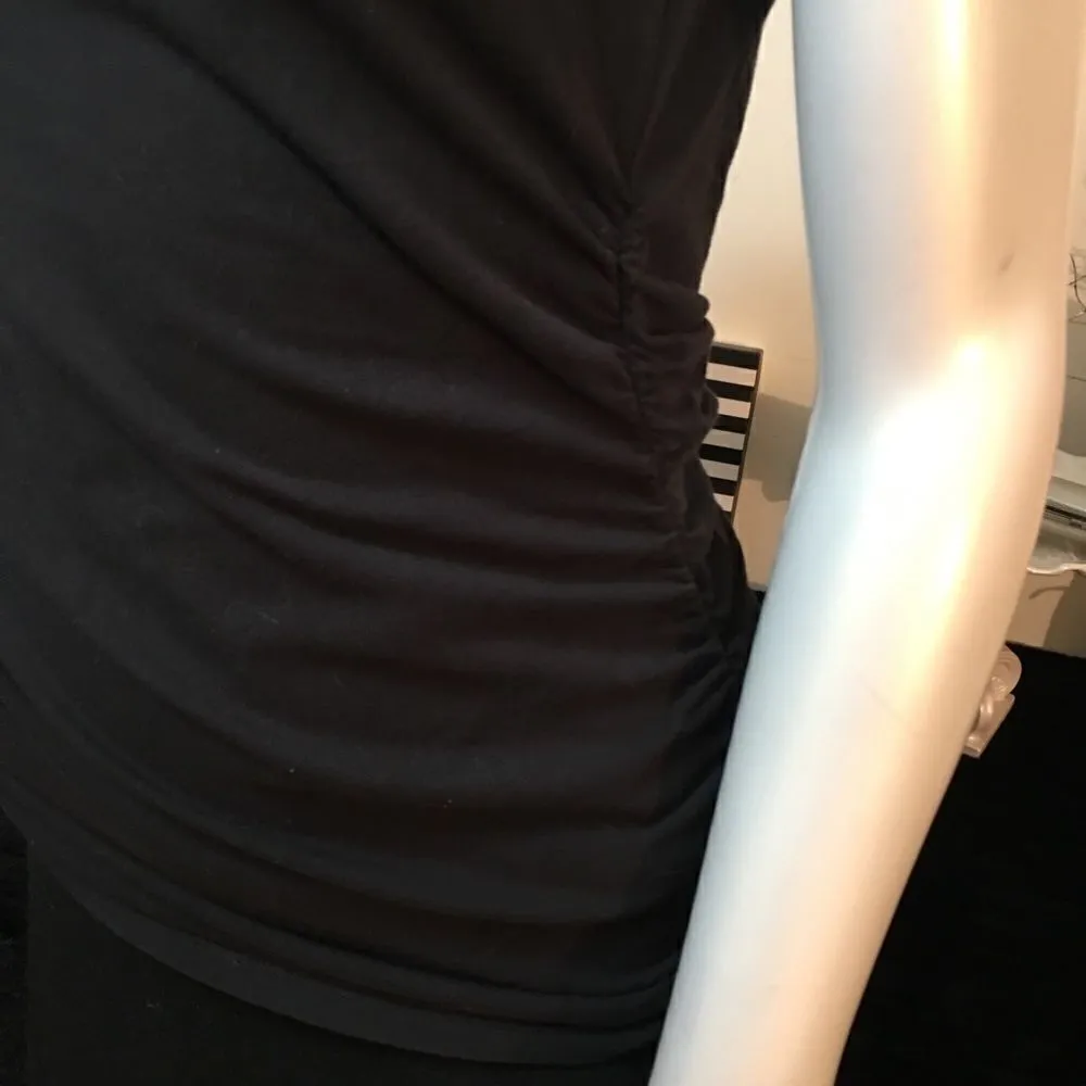 Michael Kors Side rouched Zipper Tee - Image 3